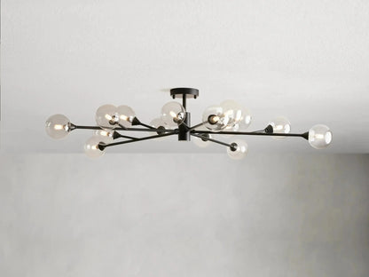 Apollo Modern Glass Ball Flushmount 20''36''47''