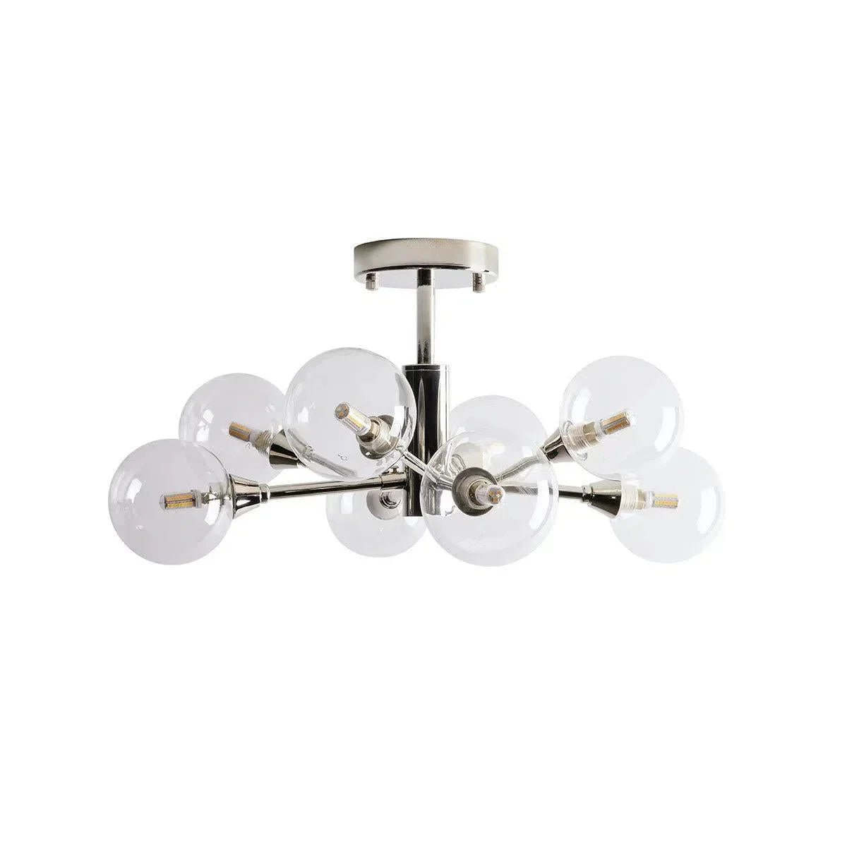 Apollo Modern Glass Ball Flushmount 20''36''47''