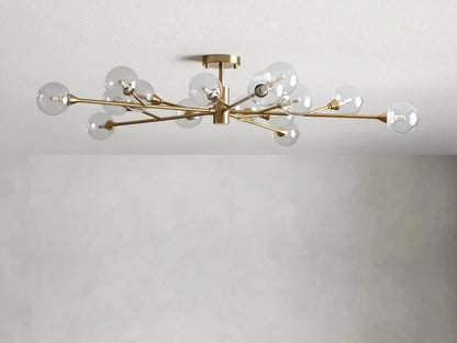 Apollo Modern Glass Ball Flushmount 20''36''47''