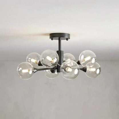 Apollo Modern Glass Ball Flushmount 20''36''47''