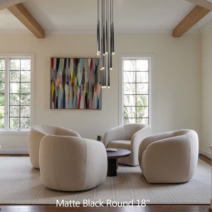 Aquitain Cluster Round Chandelier-Nobipets