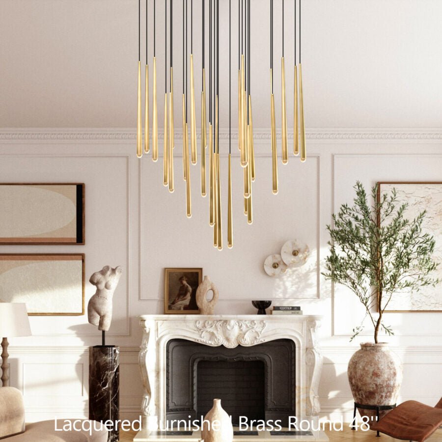 Aquitain Cluster Round Chandelier-Nobipets