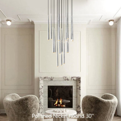 Aquitain Cluster Round Chandelier-Nobipets