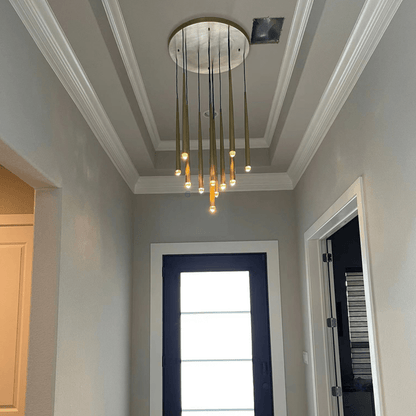 Aquitain Cluster Round Chandelier-Nobipets