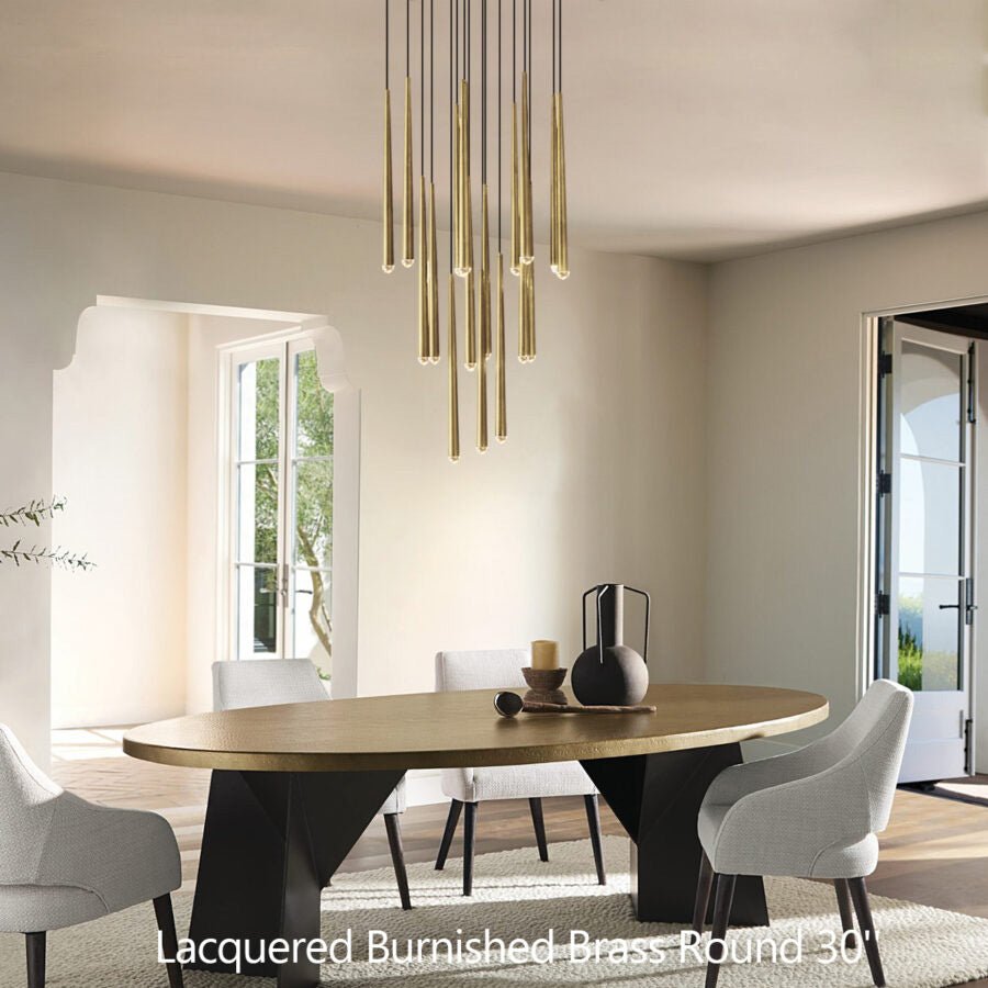 Aquitain Cluster Round Chandelier-Nobipets