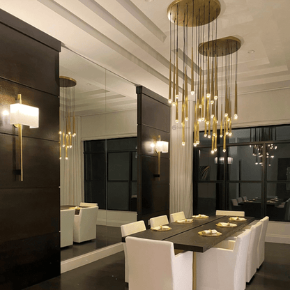 Aquitain Cluster Round Chandelier-Nobipets