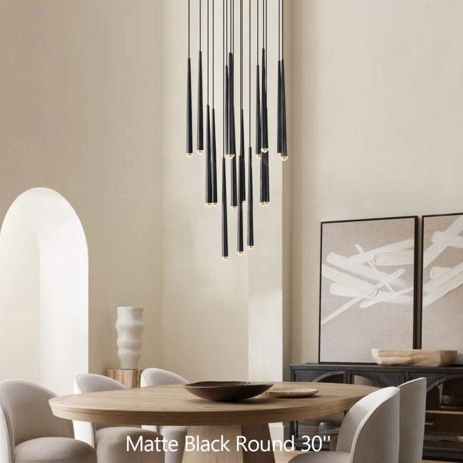 Aquitain Cluster Round Chandelier-Nobipets