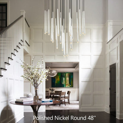 Aquitain Cluster Round Chandelier-Nobipets