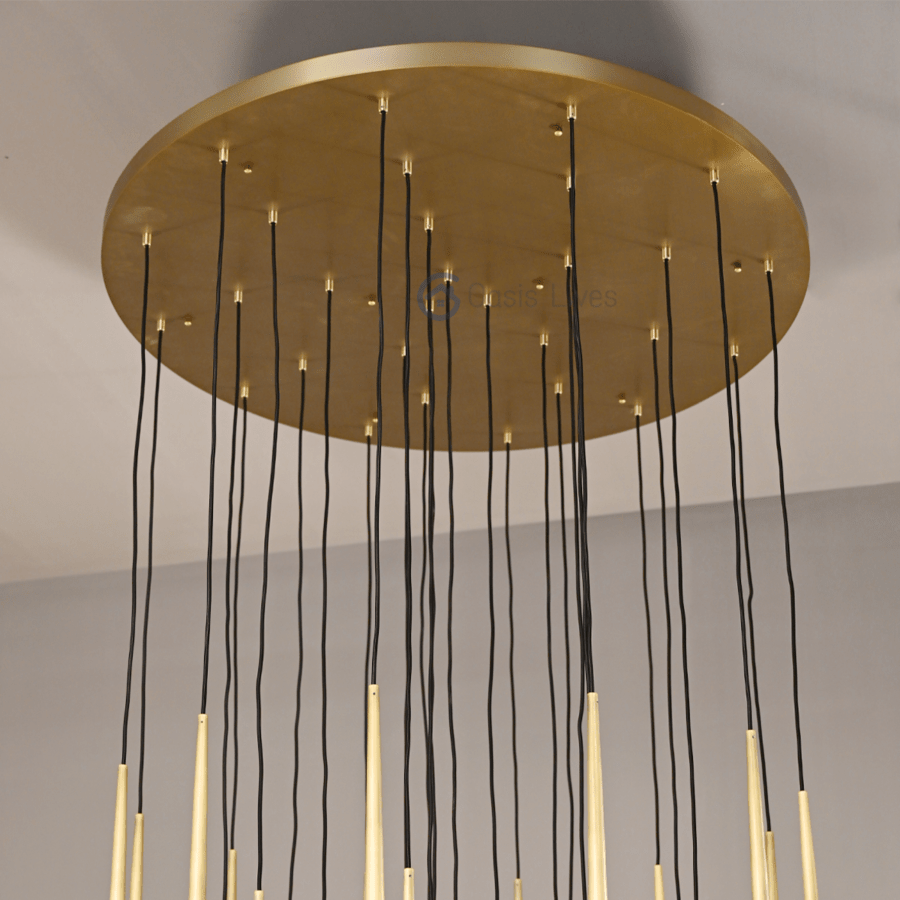 Aquitain Cluster Round Chandelier-Nobipets