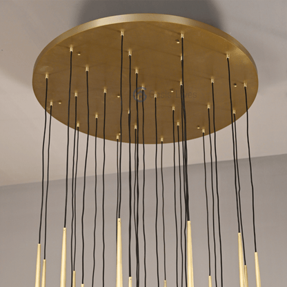 Aquitain Cluster Round Chandelier-Nobipets