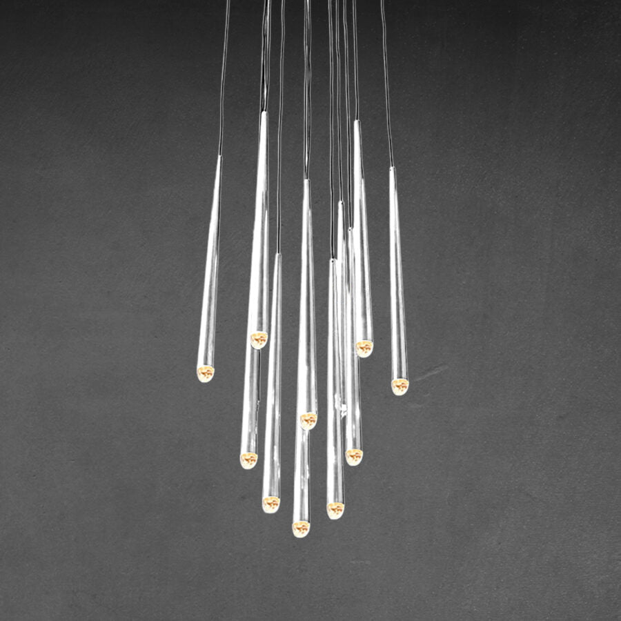 Aquitain Cluster Round Chandelier-Nobipets