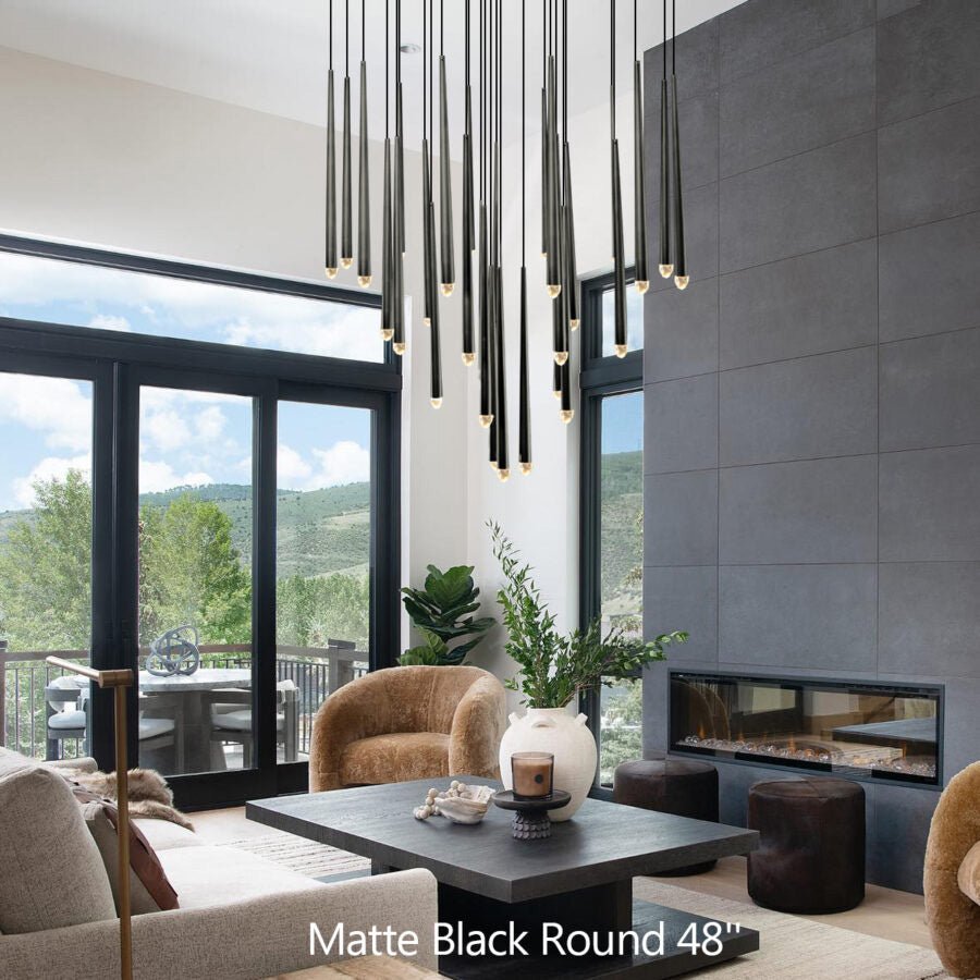 Aquitain Cluster Round Chandelier-Nobipets