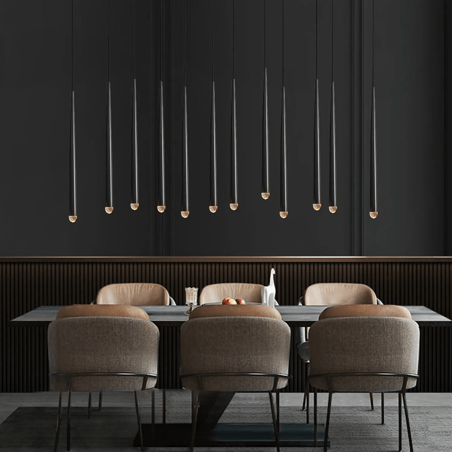Aquitain Linear Chandelier-Nobipets