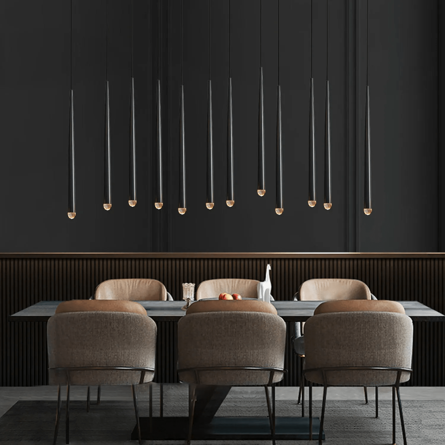 Aquitain Linear Chandelier-Nobipets