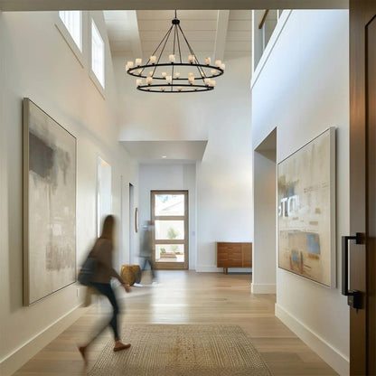 Aragon 30 Light Chandelier Alabaster-Nobipets