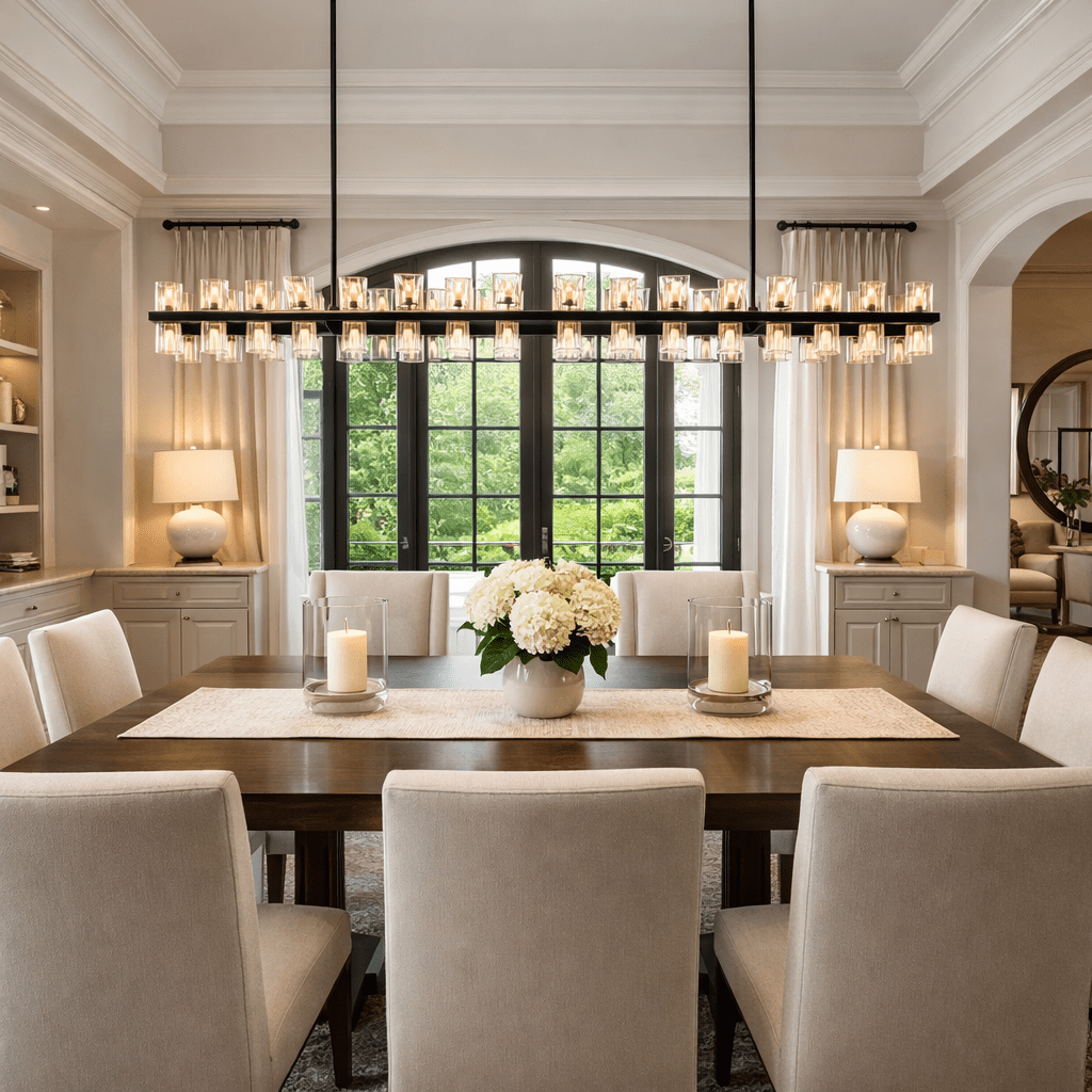 Arcachoe LED Rectangular Chandelier