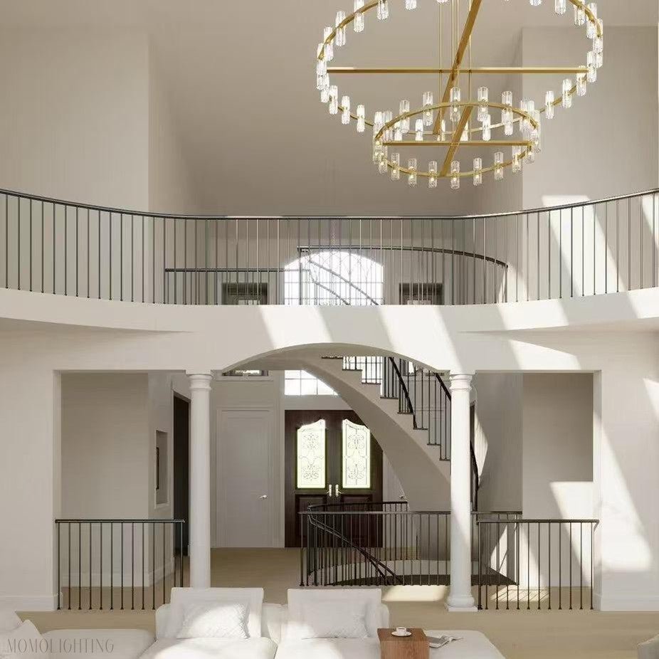 Arcachon Crystal 2-Tier Round Chandelier 60“-Nobipets