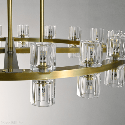 Arcachon Crystal 2-Tier Round Chandelier 60“-Nobipets