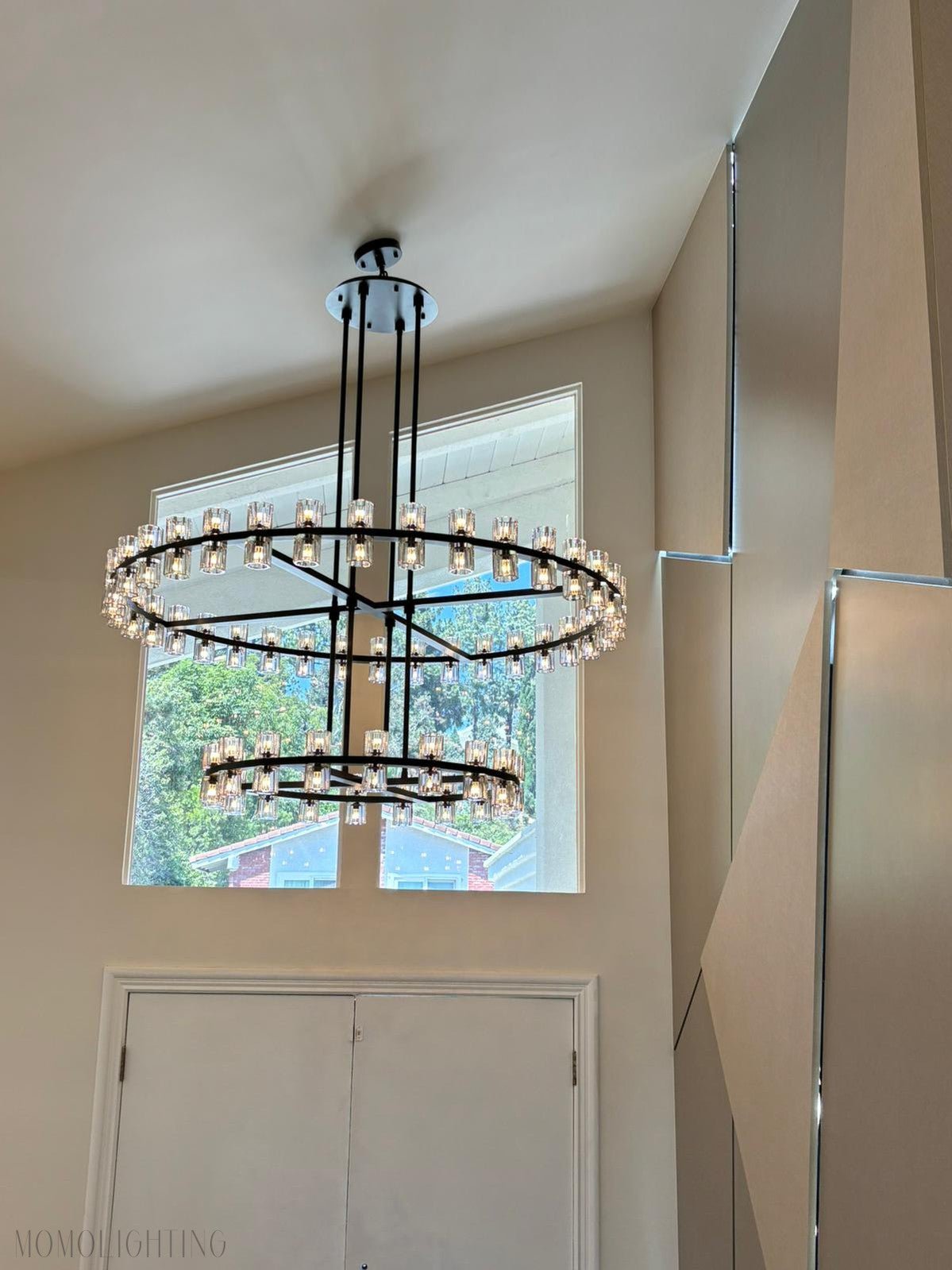 Arcachon Crystal 2-Tier Round Chandelier 60“-Nobipets
