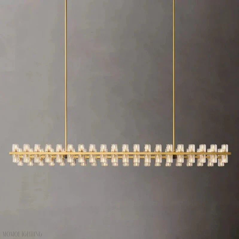 Arcachon Crystal Rectangular Chandelier 48" 54" 72"-Nobipets