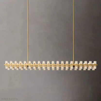 Arcachon Crystal Rectangular Chandelier 48" 54" 72"-Nobipets