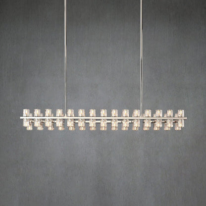 Arcachon Crystal Rectangular Chandelier 48" 54" 72"-Nobipets