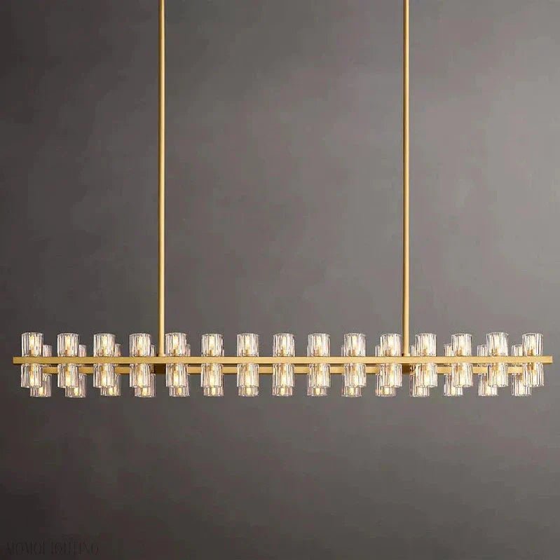 Arcachon Crystal Rectangular Chandelier 48" 54" 72"-Nobipets