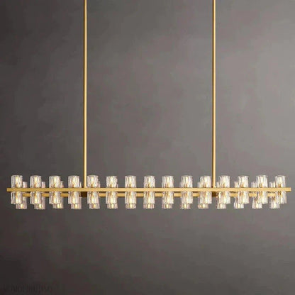 Arcachon Crystal Rectangular Chandelier 48" 54" 72"-Nobipets