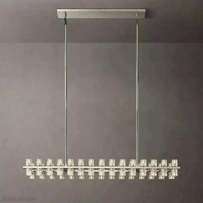Arcachon Crystal Rectangular Chandelier 48" 54" 72"-Nobipets