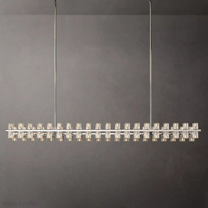 Arcachon Crystal Rectangular Chandelier 48" 54" 72"-Nobipets