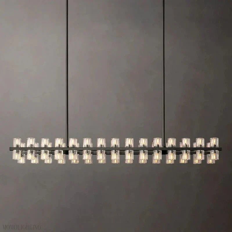 Arcachon Crystal Rectangular Chandelier 48" 54" 72"-Nobipets