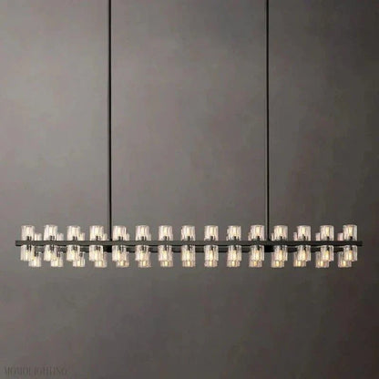 Arcachon Crystal Rectangular Chandelier 48" 54" 72"-Nobipets
