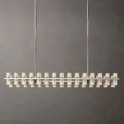 Arcachon Crystal Rectangular Chandelier 48" 54" 72"-Nobipets