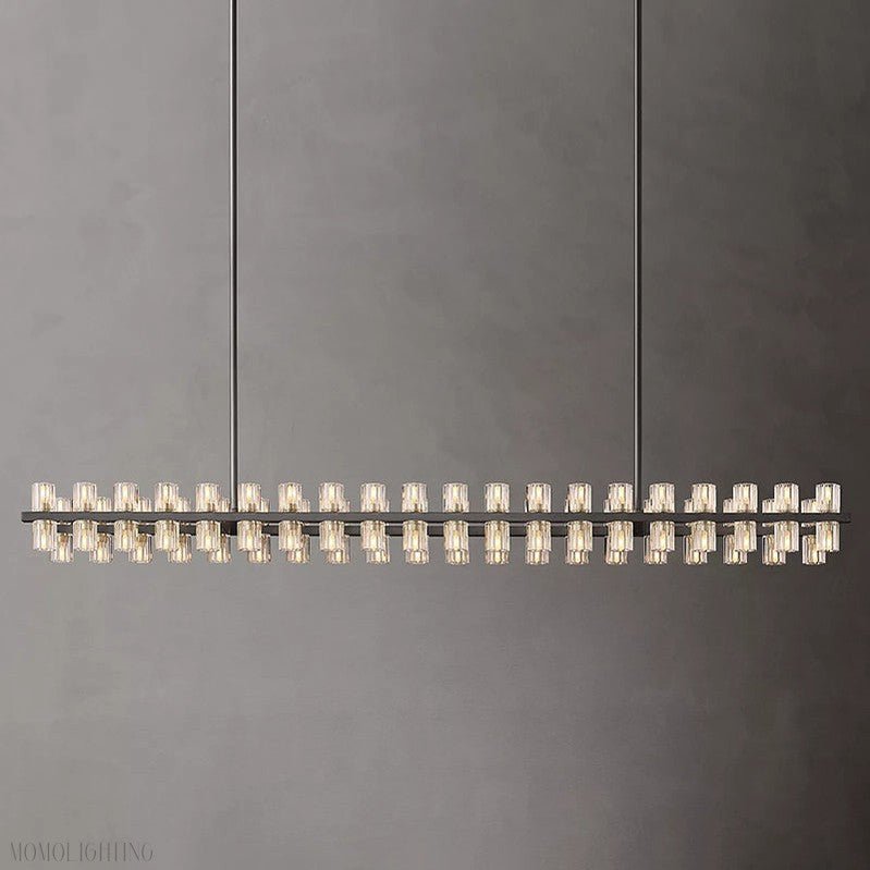 Arcachon Crystal Rectangular Chandelier 48" 54" 72"-Nobipets