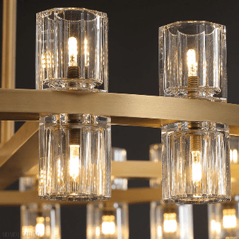 Arcachon Crystal Round Chandelier 36"-Nobipets