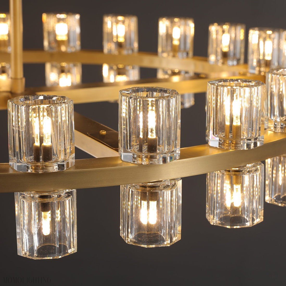 Arcachon Crystal Round Chandelier 36"-Nobipets