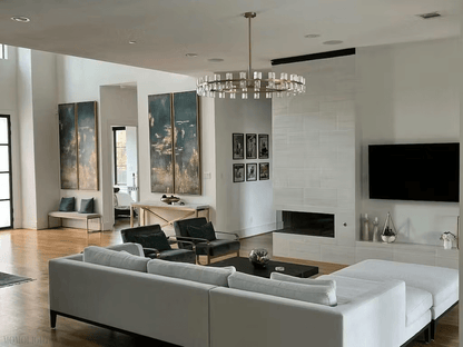 Arcachon Round Crystal Chandelier-Nobipets