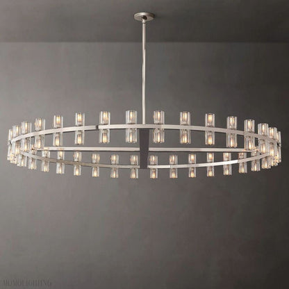 Arcachon Round Crystal Chandelier-Nobipets