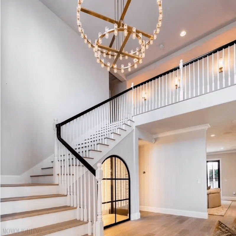 Arcachon Round Crystal Chandelier-Nobipets