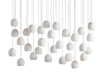 Arica Alabaster Modern Rectangular Chandelier-Nobipets