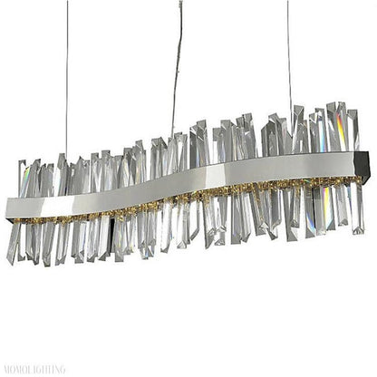 Arsenio Wave Crystal Chandelier-Nobipets