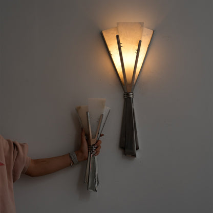 Art Deco Metal Wall Sconce