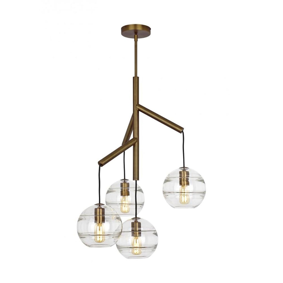 Art Glass Ball Sedona Chandelier-Nobipets