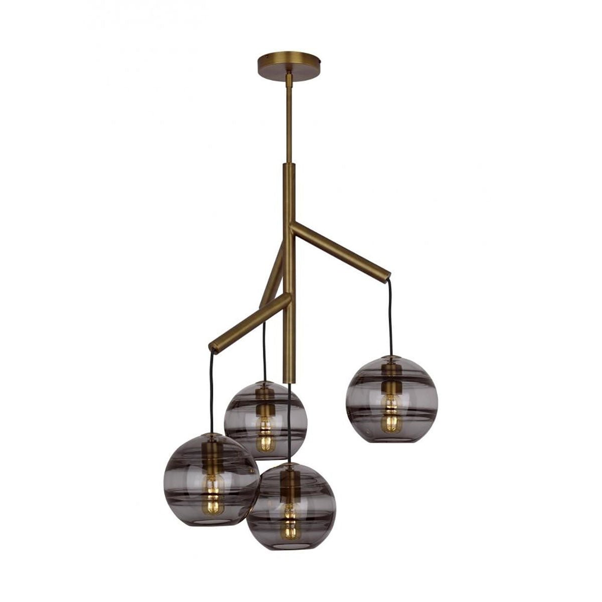 Art Glass Ball Sedona Chandelier-Nobipets