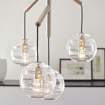 Art Glass Ball Sedona Chandelier-Nobipets