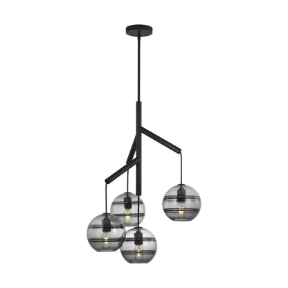 Art Glass Ball Sedona Chandelier-Nobipets