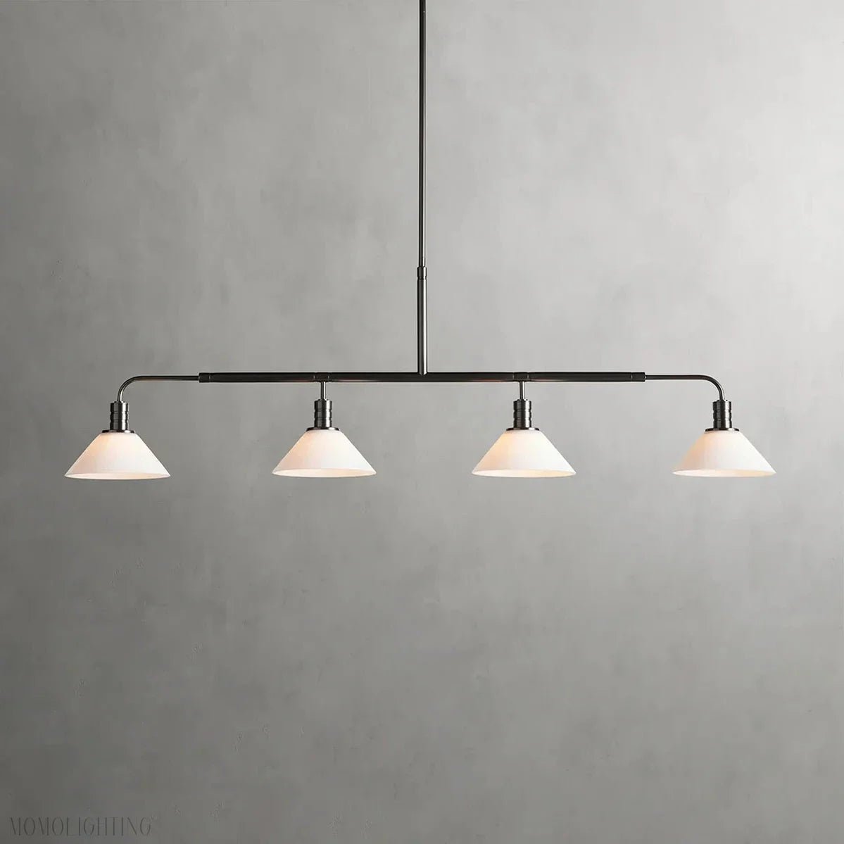 Art Glass Therona Linear Chandelier-Nobipets