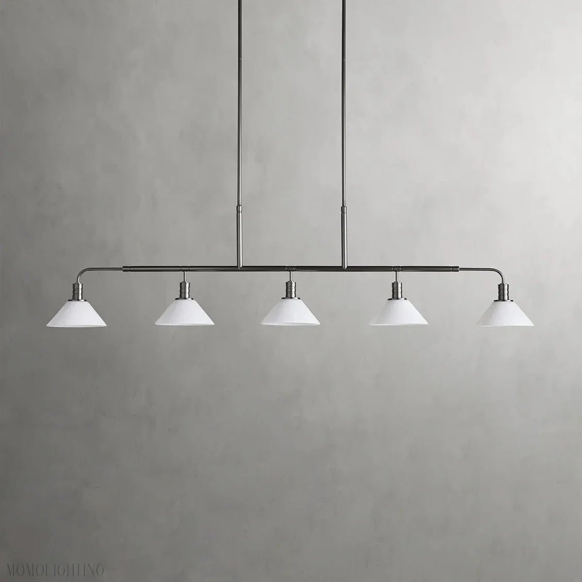 Art Glass Therona Linear Chandelier-Nobipets
