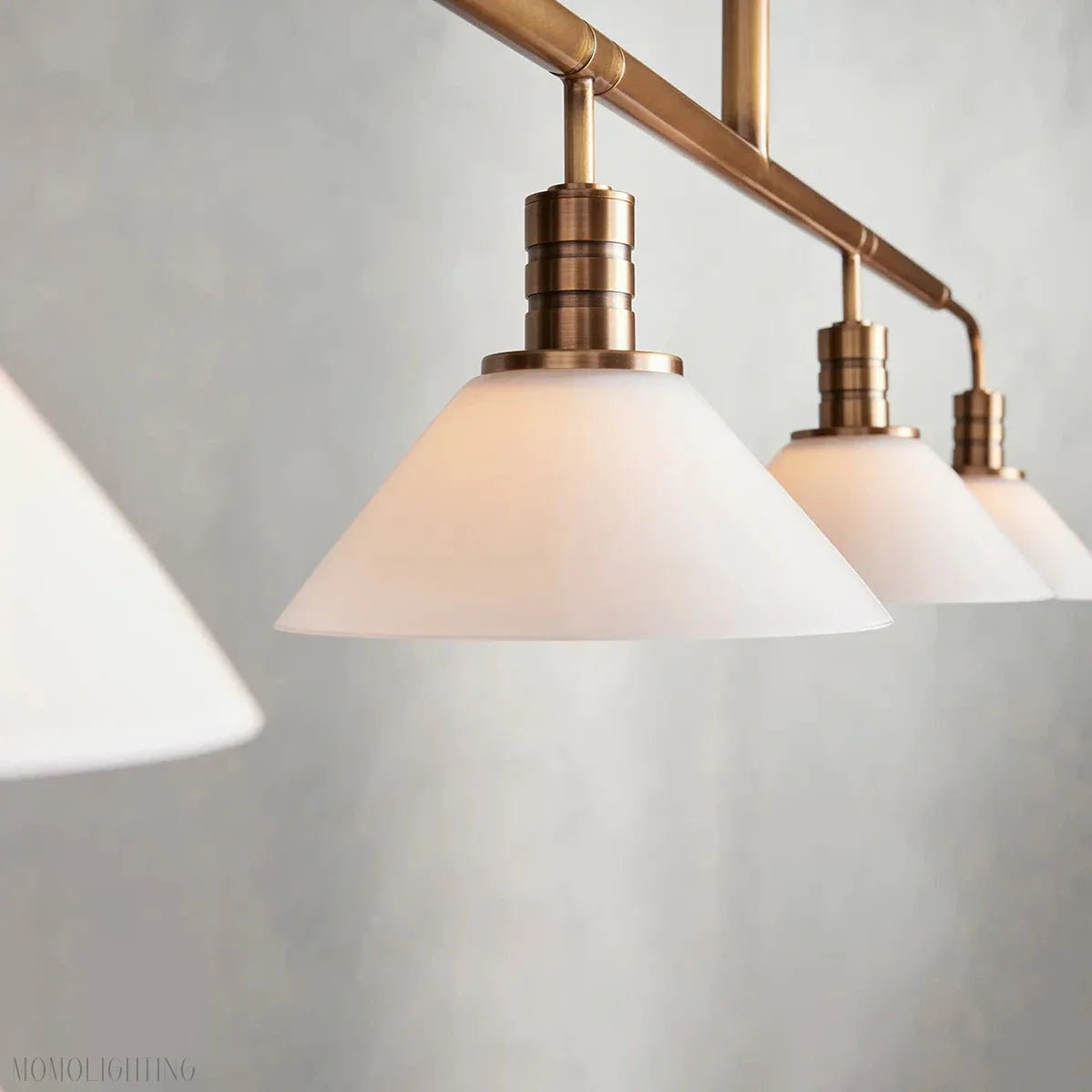 Art Glass Therona Linear Chandelier-Nobipets