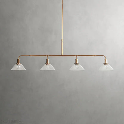 Art Glass Therona Linear Chandelier-Nobipets